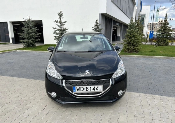 Peugeot 208 cena 23900 przebieg: 82794, rok produkcji 2012 z Warszawa małe 92